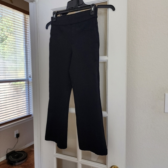 Spanx The Perfect Black Pant Bootcut Ponte Leggings Size Small Black - Picture 2 of 11